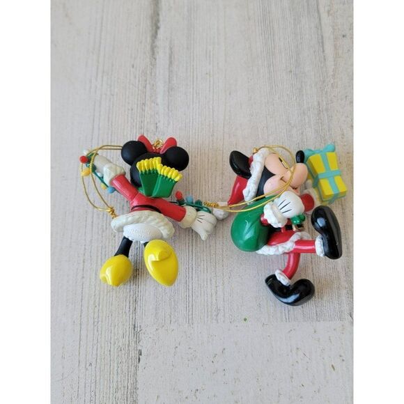 Mickey Minnie Mouse Santa Mrs Claus gift string light ornament set Xmas decor - Picture 5 of 8